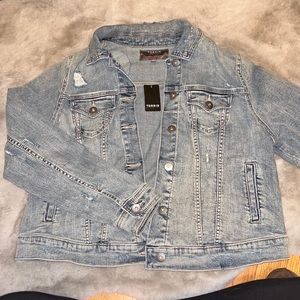 NWT Torrid Distressed Jean Jacket